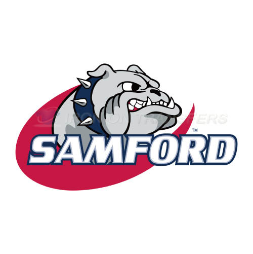 Samford Bulldogs Logo T-shirts Iron On Transfers N6090 - Click Image to Close